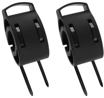 2 Stück Fahrrad-Uhrenhalter, Ersatz für Fitbit kompatibel mit Garmin kompatibel mit Polar Fahrradlenkerhalter aus Silikon Zubehör