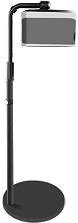 Xumh2024-3 Beamer Halterung Projektorständer, höhenverstellbarer Projektorständer – Kompakter Projektor-Bodenständer mit Stabiler Basis, perfekt for Büro, Zuhause, Bühne, Schwarz Projektor Halterung