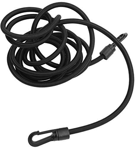 Qukaim Boat Elastic Cord Kayak Elastic Rope, 6mm x 2.5m, Lightweight Canoe Bungee Cord with Hooks, Boat Elastic Cord Accessory