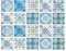 Jinlaili Stickers Carreaux Cuisine, PVC Papier Peint de Carrelage Adhésif, Autocollant de Carrelage Cuisine, Carrelage Adhesif Mural, Décoration de Carreaux pour Cuisine (20, 15 x 15cm)