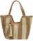 HuiYStar Grand sac de Plage en Paille pour les Femmes Sacs à Bandoulière de Voyage d'Été Tressés pour Vocation, beige, 18.5 x 11.8 x 5.5 inches