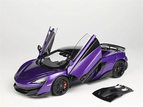 FloZ for LCD-MODELS for McLaren for 600lt Purple interior gray 1:18 Car Pre-built Model