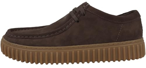 Clarks Homme Torhill Lo Suede Dark Brown Chaussures 42.5 EU
