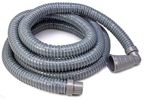 Ablaufschlauch For Waschmaschine Und Geschirrspüler, Abwasserauslass, Weicher Schlauch, Dehnbarer Ablauf, Flexibles Rohr, Passend For 32–42 Mm(5m)