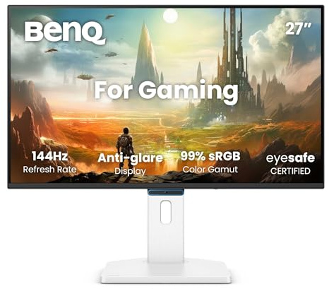 BenQ GW2790TC 27 Zoll Monitor 144Hz FHD IPS, USB-C, Eye-Care, Low Blue Light, Flicker-Free, TÜV-Zertifiziert, ergonomisches Design für Home Office