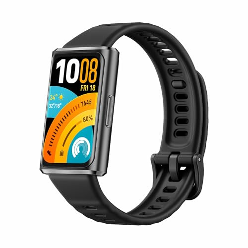 HUAWEI Band 11 Pro Smartwatch, GPS, Legierungsgehäuse, Schwarz | 1,62″ AMOLED 2000 Nits, Herzfrequenz- & Schlaftracking, SpO2, Wohlbefinden, Bluetooth, 5 ATM, für iOS & Android