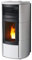 MCZ stufa pellet wasserfuehrend Club hydromatic 22 KW del Club Hydro di 22 Bianco