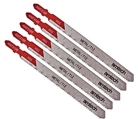 Amtech M1614 5 Piece metal jigsaw blade set (AMT318B)