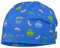 maximo Baby-Jungen Beanie Jersey Mütze, Mehrfarbig (Blaues Azur-Jasmingrün-Autos 85), 45