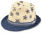 Sterntaler Strohhut Schildkröte - klassischer Sonnenhut mit allover Schilkröten Print - UV-Schutz 50+ Sommerhut - Jungen Strandkappe - Baby und Kinder Kopfbedeckung - sand, Größe 47