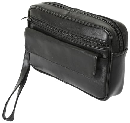 Sotala Herren Handgelenktasche Handtasche Tasche Echt Leder Geld Bag Umhängetasche Herrentasche