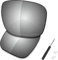 Saucer Premium Replacement Lenses for Oakley Holbrook Metal OO4123 Sunglasses High Definition - Chrome Metal Polarized