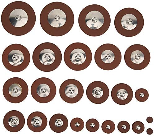 Saxophonpads, Lammfell und Leder, 25 Stück,多尺寸, Tenorsaxophon, Musikinstrumentenzubehör, professionelle Darbietung, tägliche Übung