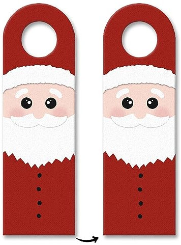 Weihnachtsmann Türhänger Weihnachten Nikolaus Advent Geschenke Kamin Schornstein