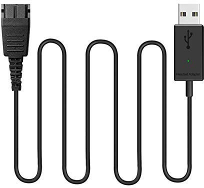 Débrancher Rapidement l'adaptateur de câble qd du Casque GN Jabra Adaptateur de Casque USB