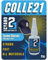 Super Colla ciano Colle21, flacone da 21 gr. più cappello sportivo made in Italy, colla ciano forte, colla ciano, colla trasparente per bricolage.