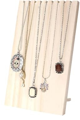 Ohrring Ständer Schmuck Ständer Holz, Schmuck Halter für den Tisch, schmuckständer ohrringe aufbewahrung für Halsketten, Ringe, Uhren und Ohrringe