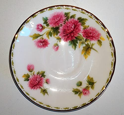 Royal Albert Saucer / November / Diameter 7.5 cm / Original / Bone China / Miniature Saucer