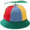 SIEBOLD Propeller mütze,Helikopter Cap,Propeller Hut,Lustige mützen,Faschings Party hüte mit Nachts Fluoreszierende Propeller Geeignet für Erwachsene und Kinder（57cm grün）
