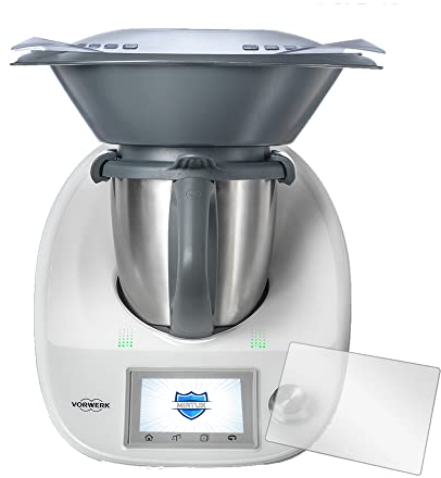 MIRTUX Kit de 1 Protector de Pantalla Compatible con Thermomix TM5 - Protector de Cristal Templado Dureza 9H Resistentes a Arañasos para Thermomix - Repuestos para Thermomix de Calidad