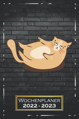 Wochenplaner 2022-2023: Katze, Katzenmotiv A5 (6x9) | von Juli 2022 bis Juni 2023 | 1 Woche auf 2 Seiten | Softcover | mit Monatsübersicht & Kontakttabelle | Haustier | qd4