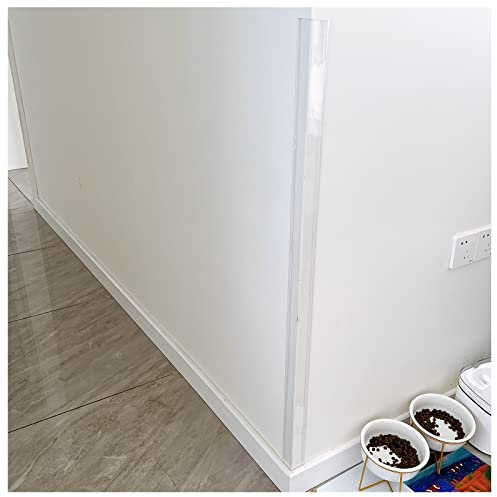Eckschutzprofil Winkelprofil Transparent Eckschild Eckenschutz Für Wände, Selbstklebend Eckleiste Mit Klebeband, Antikollisions Schlagfrei Kantenschutz ( Color : 2.5cm Wide , Size : 65cm/25.6inch )