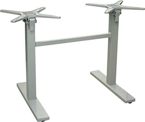 Konway Easy 2+2 Tischgestell (4-Kant eckig) Bistro Gastro Tisch Beine Untergestell für Tischplatten Gestell Tischbein Tischbeine Gartentisch Outdoor Indoor
