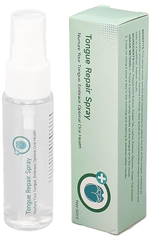 Fyearfly Spray Zur Linderung Rissiger Zungen, 3 Stück Zungenreparaturspray 30 Ml Reduziert Schwellungen Zungenlinderungsbehandlungsspray Für Mundgeruch