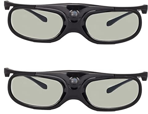 2Pcs 144Hz DLP Link 3D Glasses for Projectors, Compatible withBenQ Acer VivitekViewsonic, Fashion Design, Outstanding Features