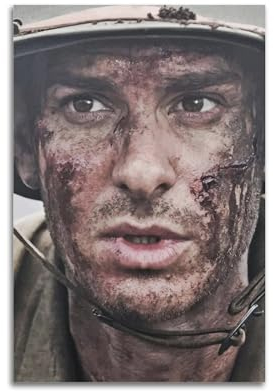 VZRSQZK Filmposter Hacksaw Ridge, dekoratives Gemälde, Leinwand-Wandposter und Kunstdruck, modernes Familienschlafzimmer-Dekor-Poster, 40 x 60 cm