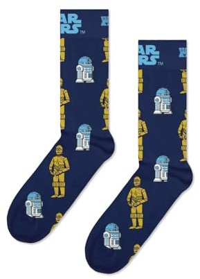 Happy Socks STAR WARS™ R2D2 & C3PO SOCK (DE/NL/SE/PL, Numerisch, 41, 46, Regular, Regular, Mehrfarbig)