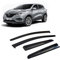 CarJoy Windabweiser Luftabweiser Regenabweiser Seitenfensterabweiser Kompatibel mit Renault Kadjar 2015-2021 Autofenster Regenschutz Regenabweiser Anklebbare Deflektoren 4 Stück