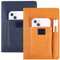 craspire 2 Farbe Buchabdeckung PU Leder wasserdichte Buchhülle Orange schwarz Wiederverwendbare Buchschutz für Paperbacks Notebook Wraps mit Stifttaschen für Buchliebhaber Geschenke 6.1×8.54 Zoll
