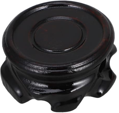 Warmhm Rehausseur De Vase Bois Oriental Base Ronde Stable Pour Théière Lampe Et Décoration De Table Support De Présentation Protecteur Facile à Assembler Sans Outil