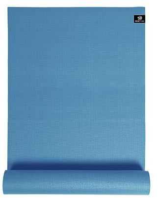 Yoga Studio Sticky Yoga Mat | Oeko-Tex Tear Proof Non-Slip | Workout Exercise Gym Fitness Yoga & Pilates Mat | 183cm x 61cm x 6mm (Mineral Blue)