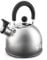 Trail 2L Whistling Camping Kettle, Polished Stainless Steel, Durable Lightweight, Easy Pour Spout, Folding Heat Resistant Handle, Fast Boil Travel, Outdoor Fishing Hiking, 15cm x 18cm, 0.42kg (Silver)