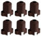 6PCS Silikon Abdeckung für K1, K1C, K1 MAX, Ender V3, V3 KE, V3 PLUS Plus, Hotend Silikon Socken Kit, Hot End Heizung Block Sleeve, Hotend Teil Extruder Ersatz für Creality 3D Drucker Zubehör Ersatz