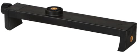 IMIKEYA Adattatore a morsetto metallico per supporto tablet da 129 pollici 1/4 supporto treppiede multifunzionale stabilizzatore portatile per ufficio e viaggi