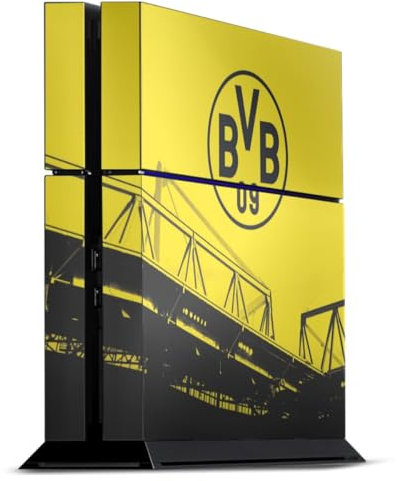 DeinDesign Skin kompatibel mit Sony Playstation 4 Folie Sticker Borussia Dortmund BVB Fanartikel