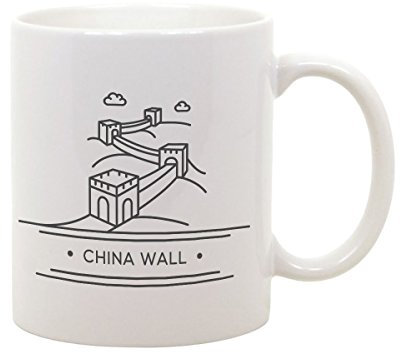 fashwork Tazza China Wall - Città - Idea Regalo