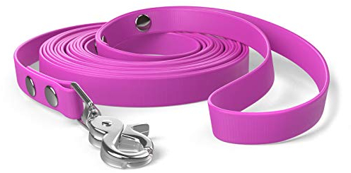 5m Schleppleine, Hundeleine, Handschlaufe, Magenta, sehr stabil, schmutz- und wasserabweisend