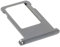 jbTec SIM-Tray/SD-Card kompatibel mit Apple iPhone 6s - Kartenhalter Single Slot Schlitten Rahmen Handy, Farbe:Grau