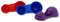 WePrep Measuring Spoon Set | Beautifully Bright Colours | Compact 4 in 1 Design | Proudly Made in The UK | Set of 3 Colours – Red, Dark Blue & Purple