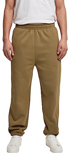 Urban Classics Herren Trainingshose Sweatpants, Jogginghose für Männer, Straight Leg, Reißverschlüsse an den Beinabschlüssen, M, tiniolive
