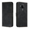 QIWEIQING Kompatibel für Nokia 3.4 Hülle Premium Leder PU Handyhülle Flip Case Wallet Lederhülle Klapphülle Klappbar Schutzhülle für Nokia 3.4 / Nokia 5.4 Tasche Black HX