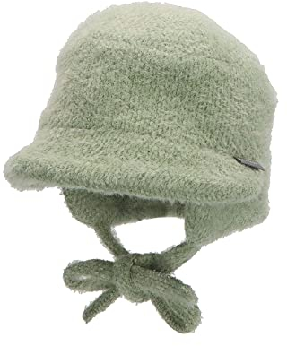 Sterntaler Baby Mädchen Hut Mit 2-teiliger Krempe - Mütze Kopfbedeckung Gefüttert Mit Baumwollfleece - Grün, 51