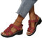 Onsoyours Sandales Et Nu-Pieds Femme Orthopedique Confortables Sandale Antidérapant Sandale Ete Respirantes Semelles épaisses Compensées Sandales Chaussures Sandales Mode Plage A Rouge 35 EU