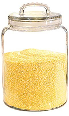 Large Glass Food Storage Jar 2-10kg Glass Flour Rice Storage Containers With Airtight Lids Glass Pantry Canister For Beans (Color : 4kg/3800ml) (10kg/12000ml)