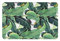 JAYWIS Paillasson imprimé feuilles de palmier de bananier tropical, tapis d'entrée doux, antidérapant, lavable pour intérieur et extérieur, tapis d'entrée de porte avant arrière 40 x 60 cm