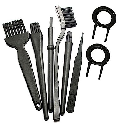 IOIUSKKU 6 in 1 Tastatur Reinigungsset Universelles, einfaches Staubzubehör, Wartungsreiniger, PC Tastaturen, Reinigungswerkzeuge, Bürstenset